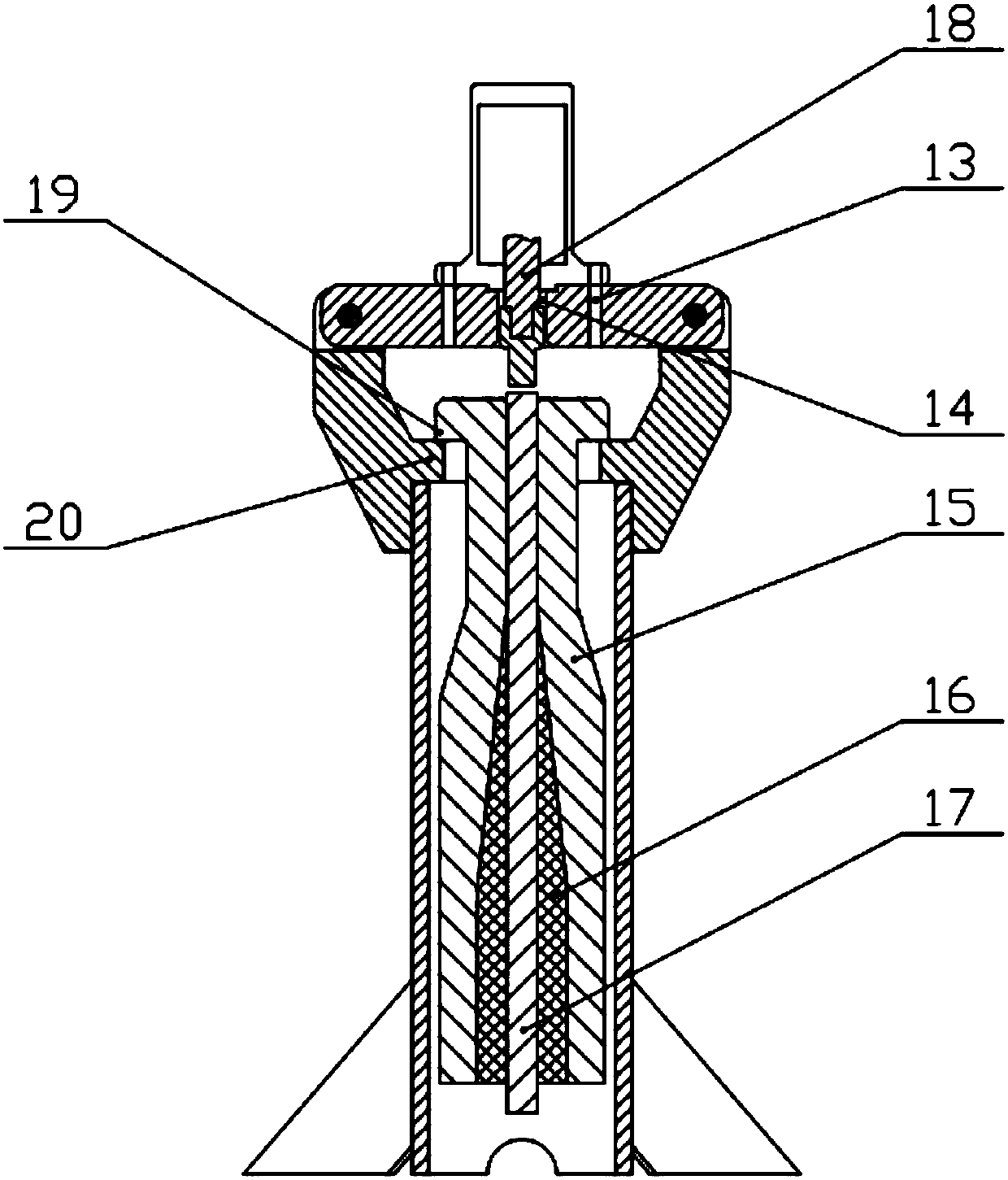 Umbilical cable exit tool for underwater robot