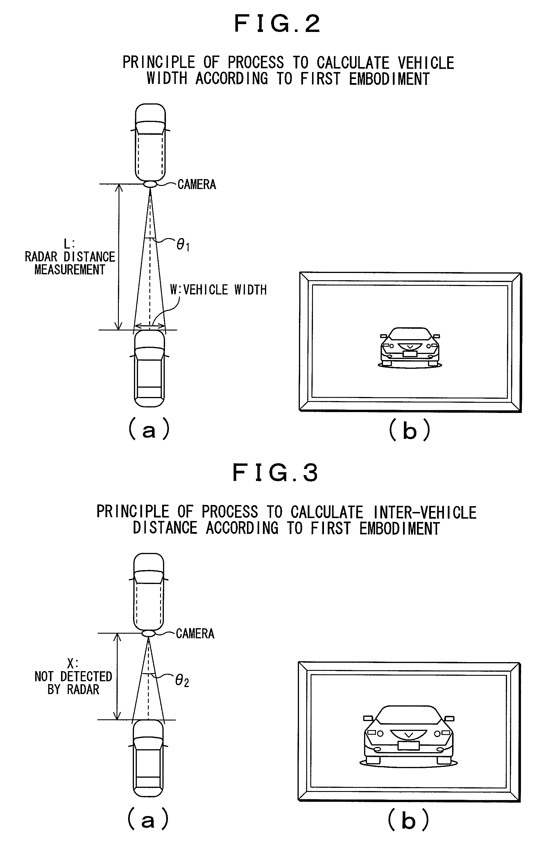 Inter-vehicle distance detecting device and inter-vehicle distance detecting method