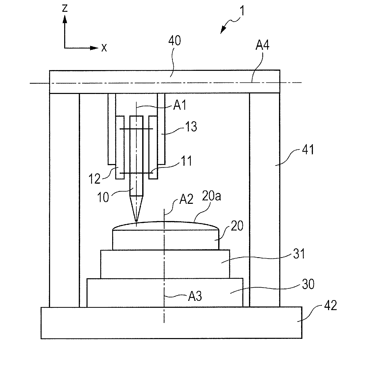 Contour shape measurement method