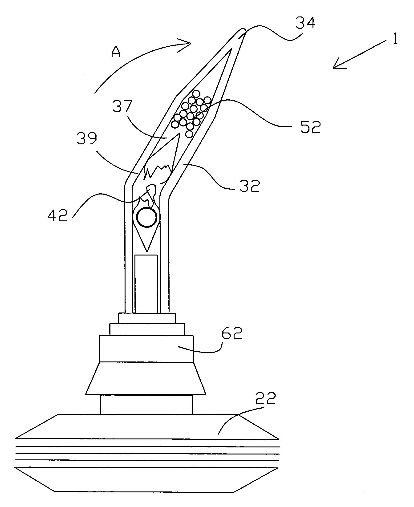 Smoke generating device