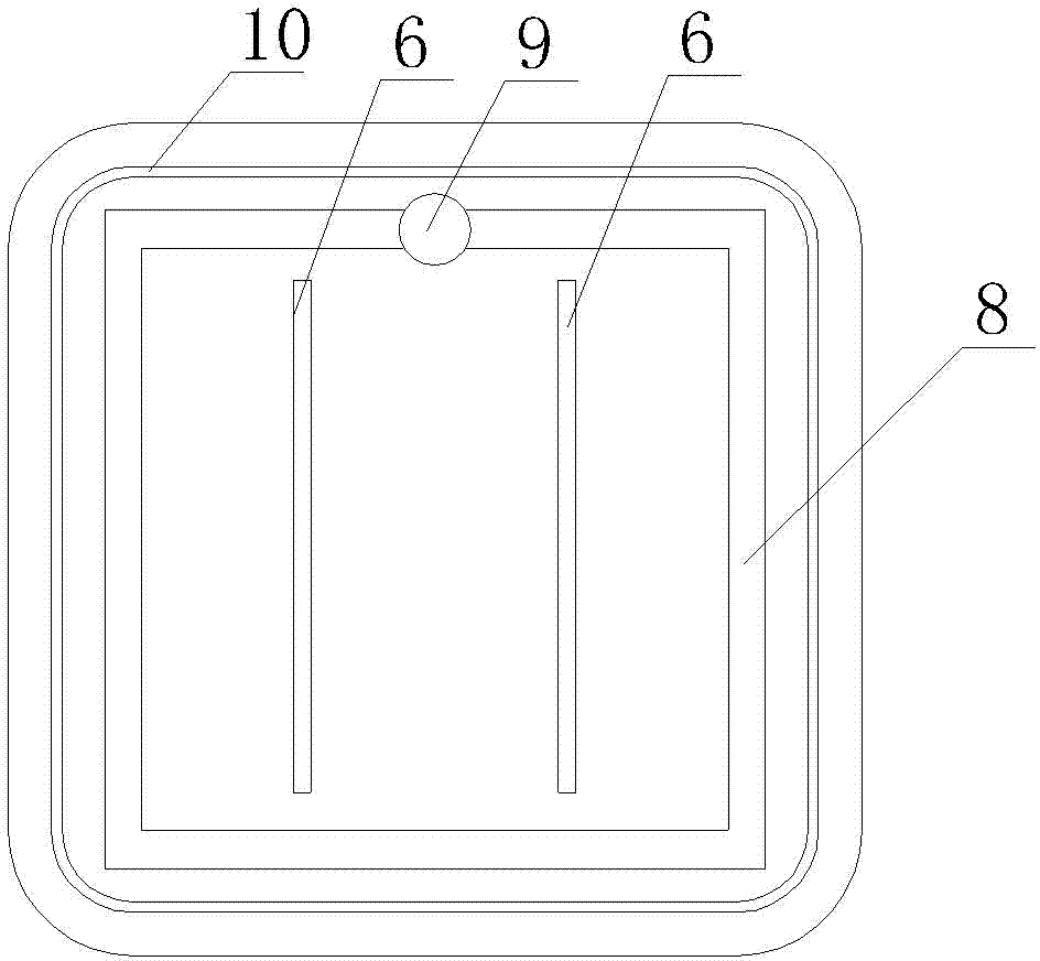 Two-channel water-cooling structure of CPU (central processing unit) of computer