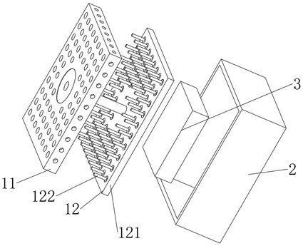 High-sensitivity packaging cover plate and packaging device for electric field sensor