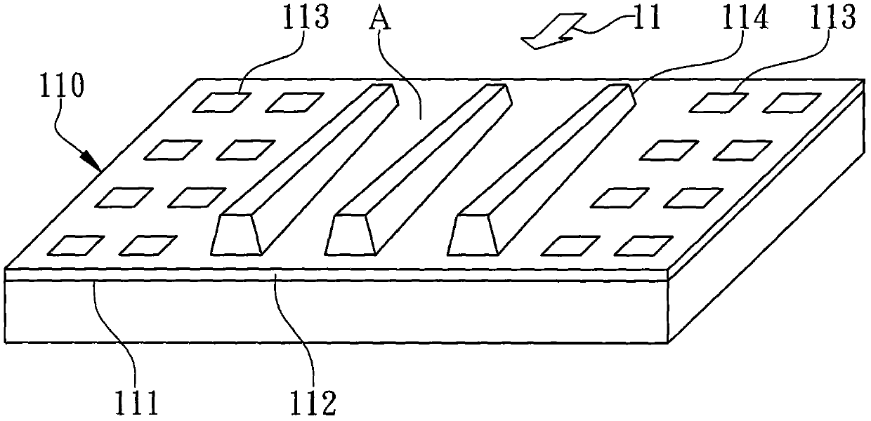 Flip chip molding structure and method of non-array bump