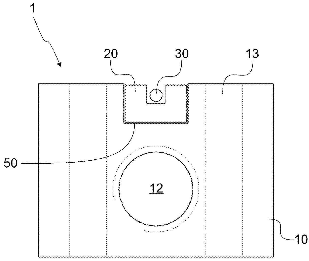 Packaging for a fiber optic component and manufacturing method thereof