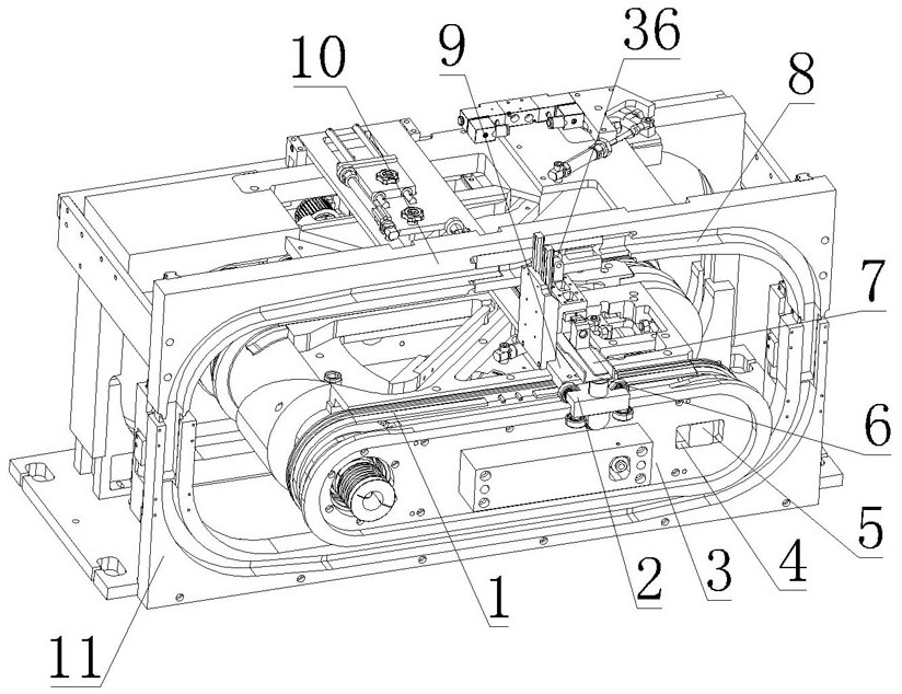 Packing machine pushing mechanism