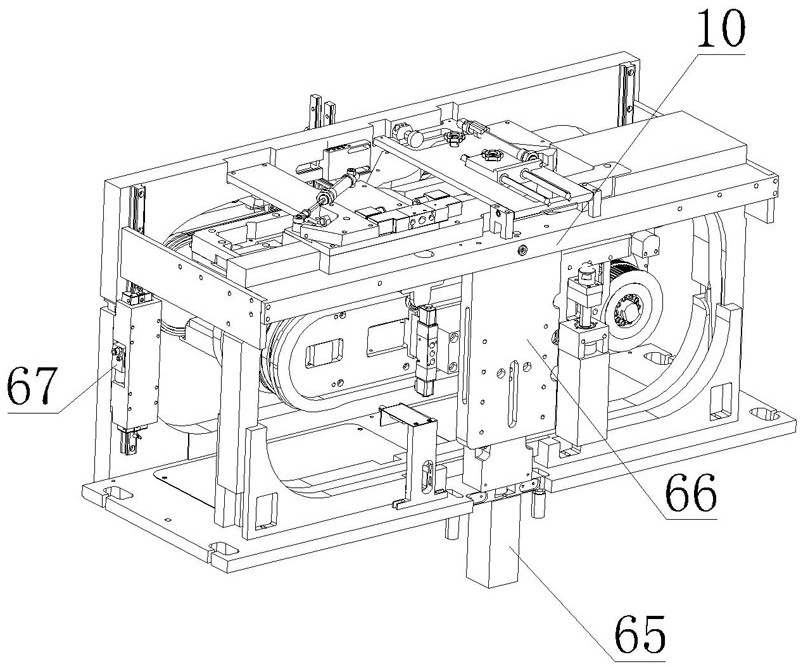 Packing machine pushing mechanism