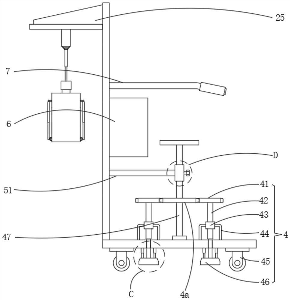 Anti-deviation automatic collecting and releasing device for new energy automobile battery recycling