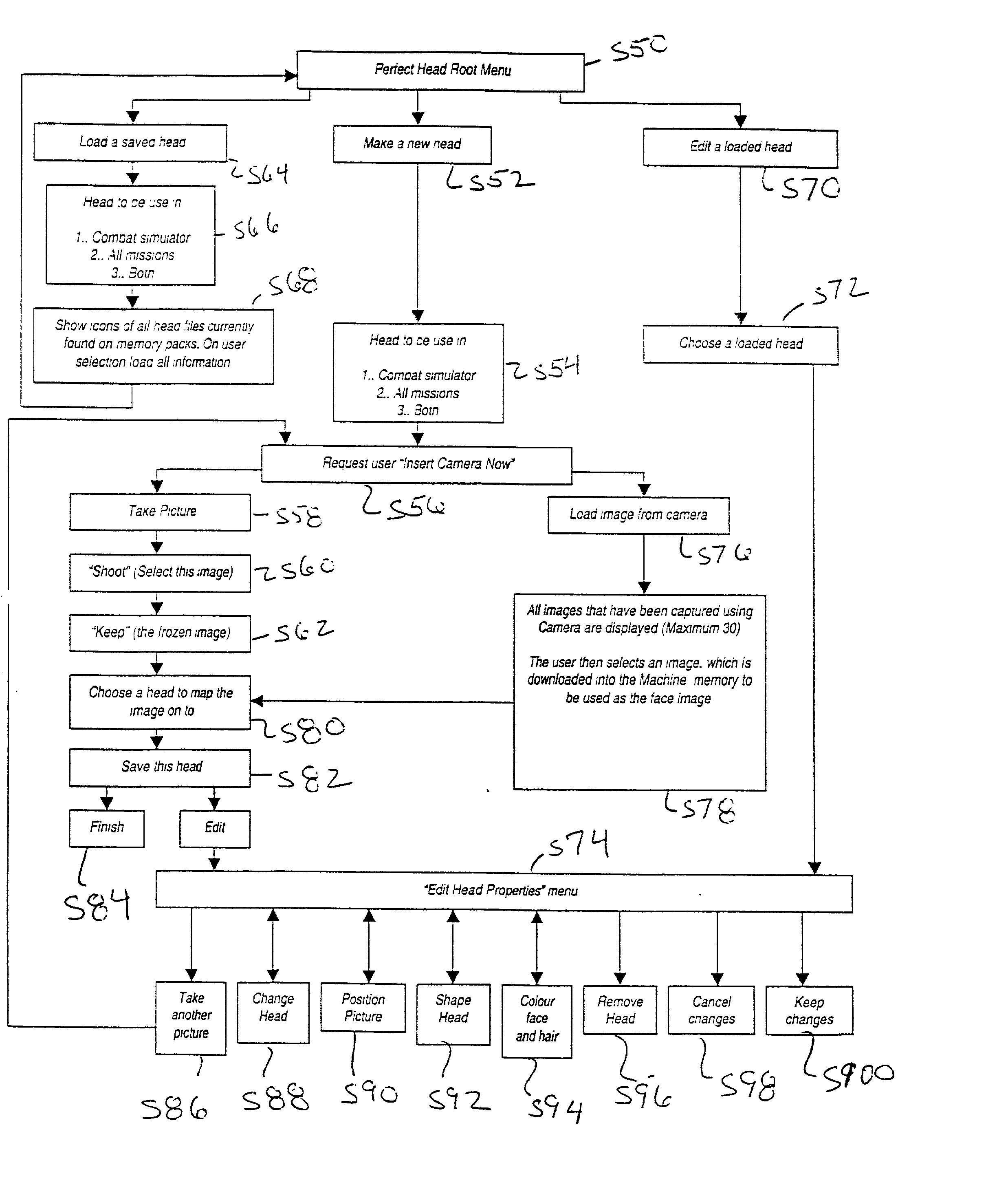 Portable game machine having image capture, manipulation and incorporation