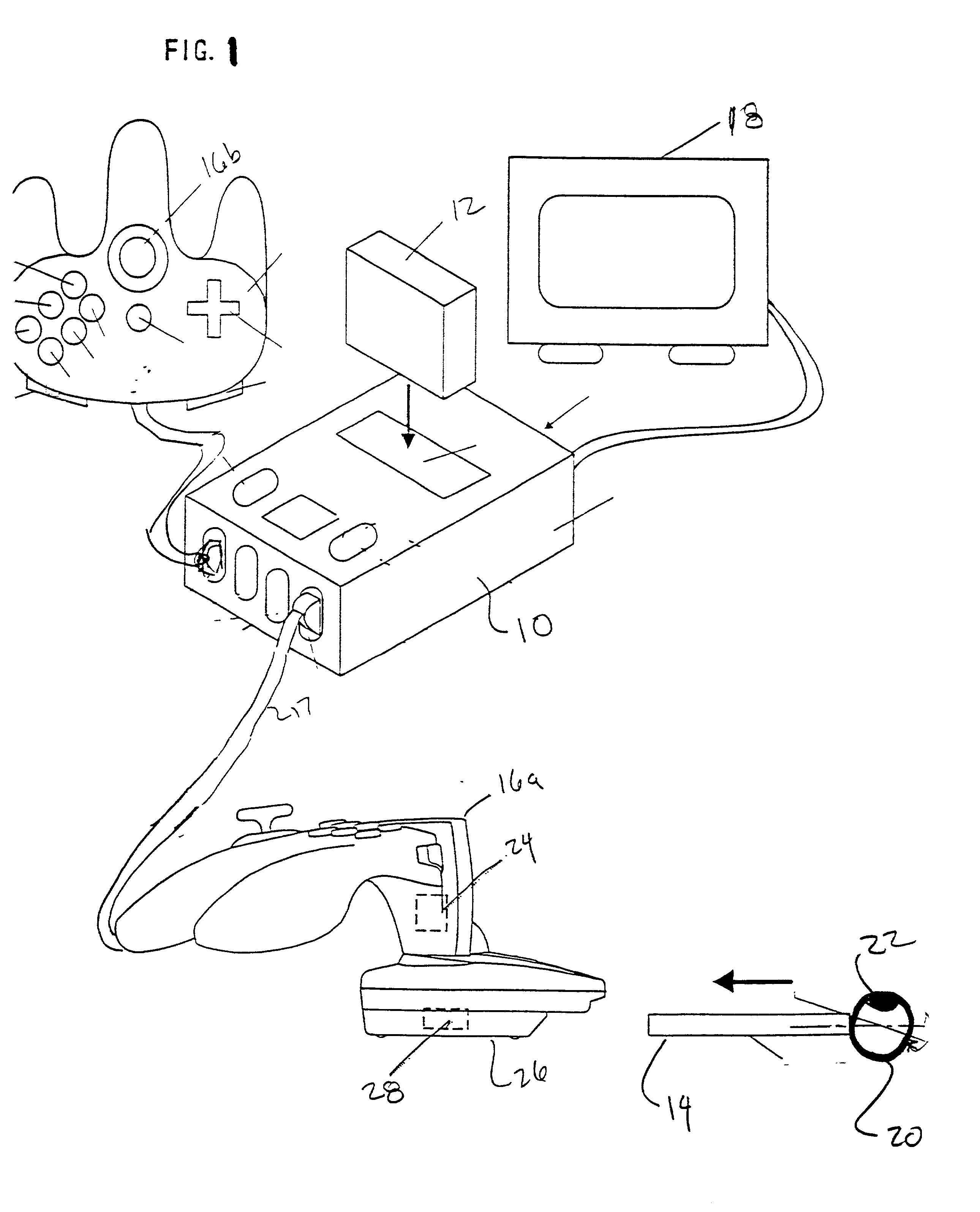 Portable game machine having image capture, manipulation and incorporation