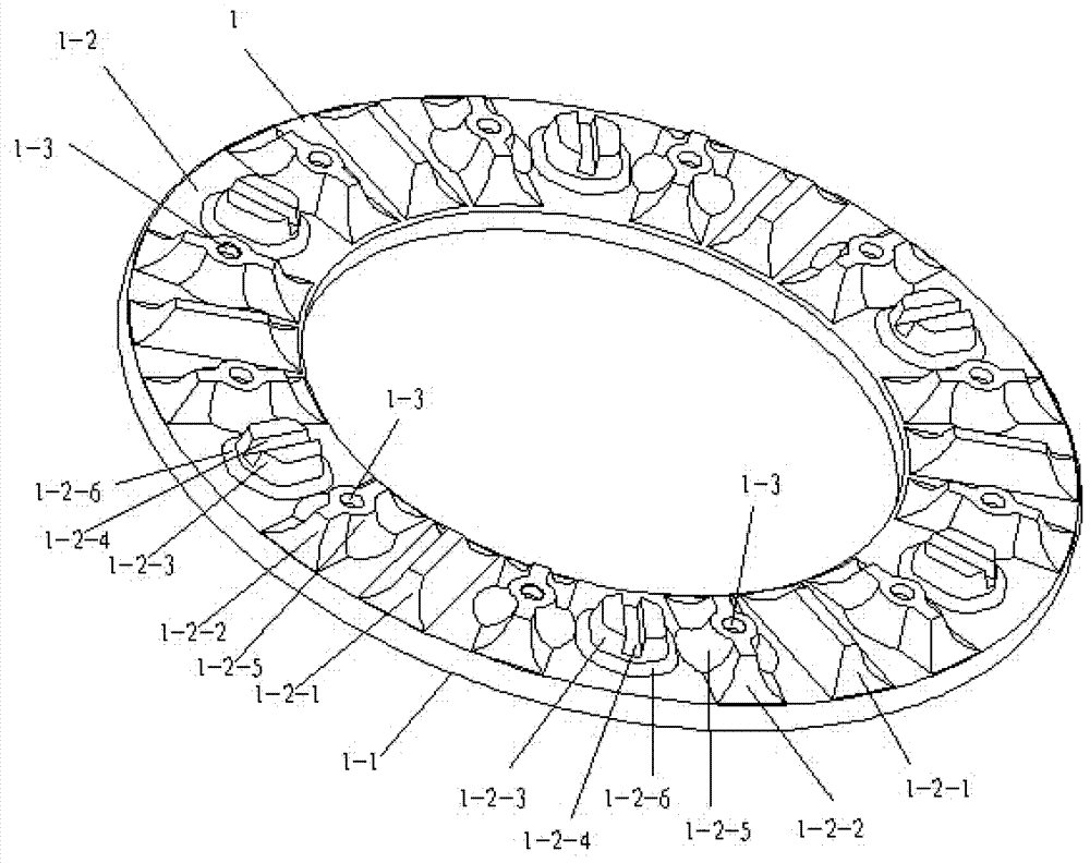 Brake disc of high-speed train