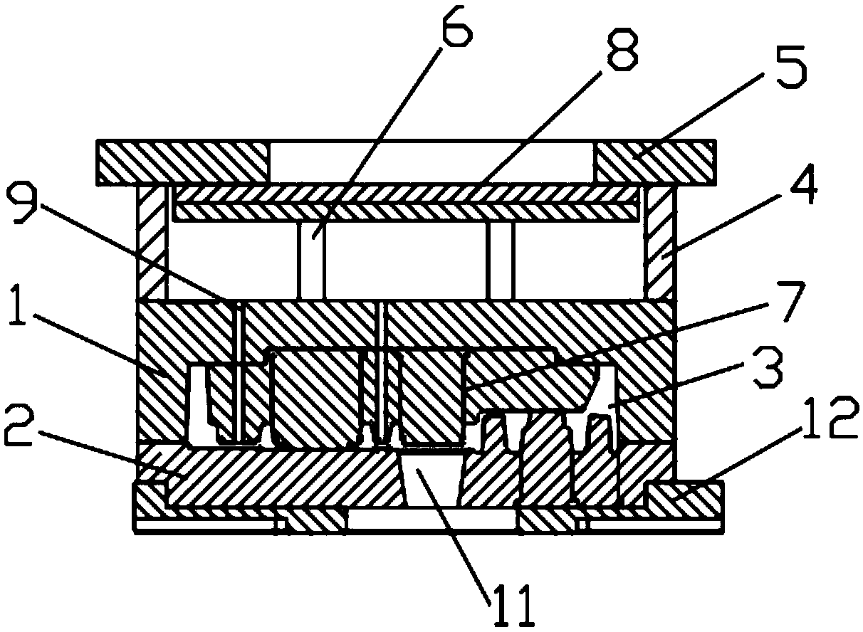 Casting mold and casting process of gearbox body