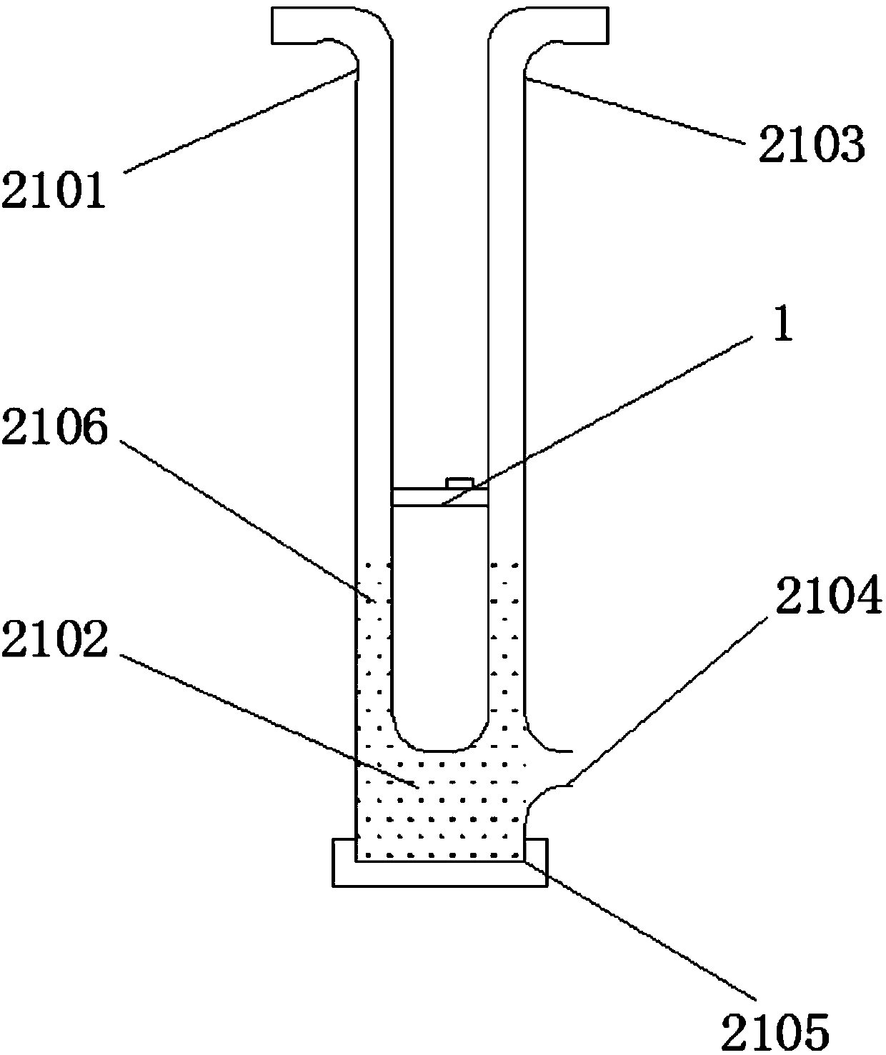 Novel oil injection baking device used for biscuit processing