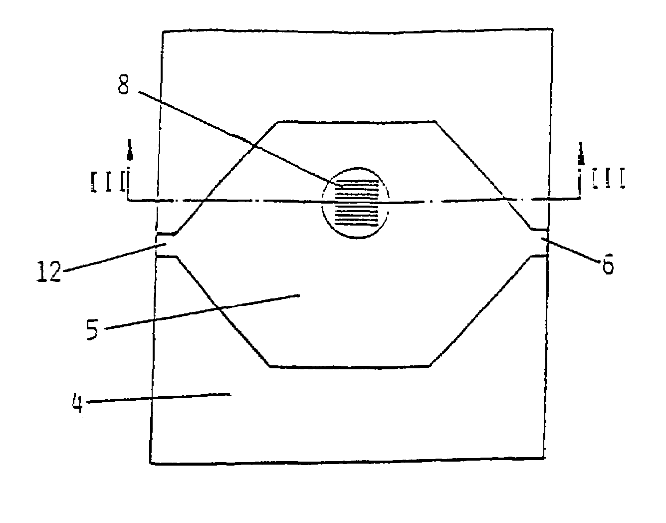 Counting chamber provided with a reference and method for manufacturing a counting chamber provided with a reference