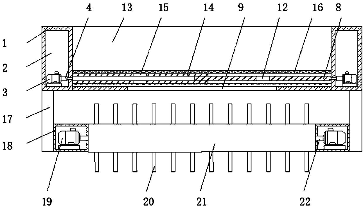 Farming harrow device of peanut automatic planting machine