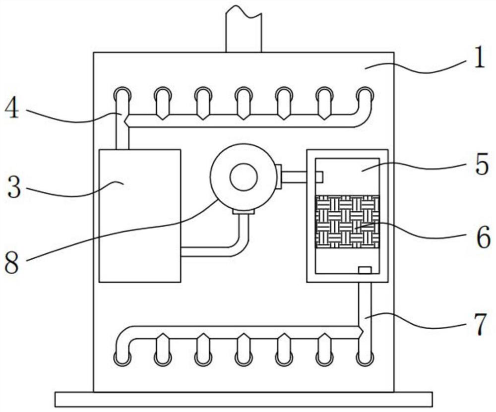 Raw material dehydration equipment with deodorizing function for organic fertilizer production