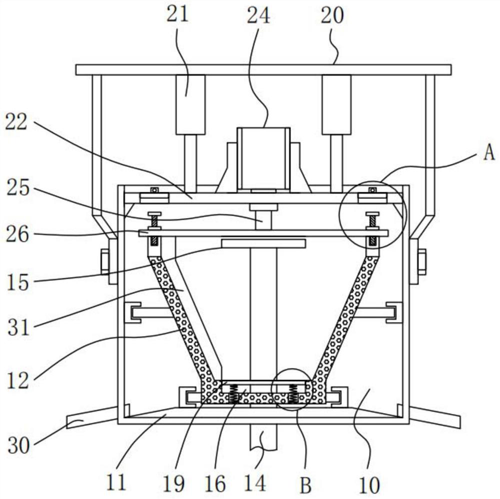 Raw material dehydration equipment with deodorizing function for organic fertilizer production