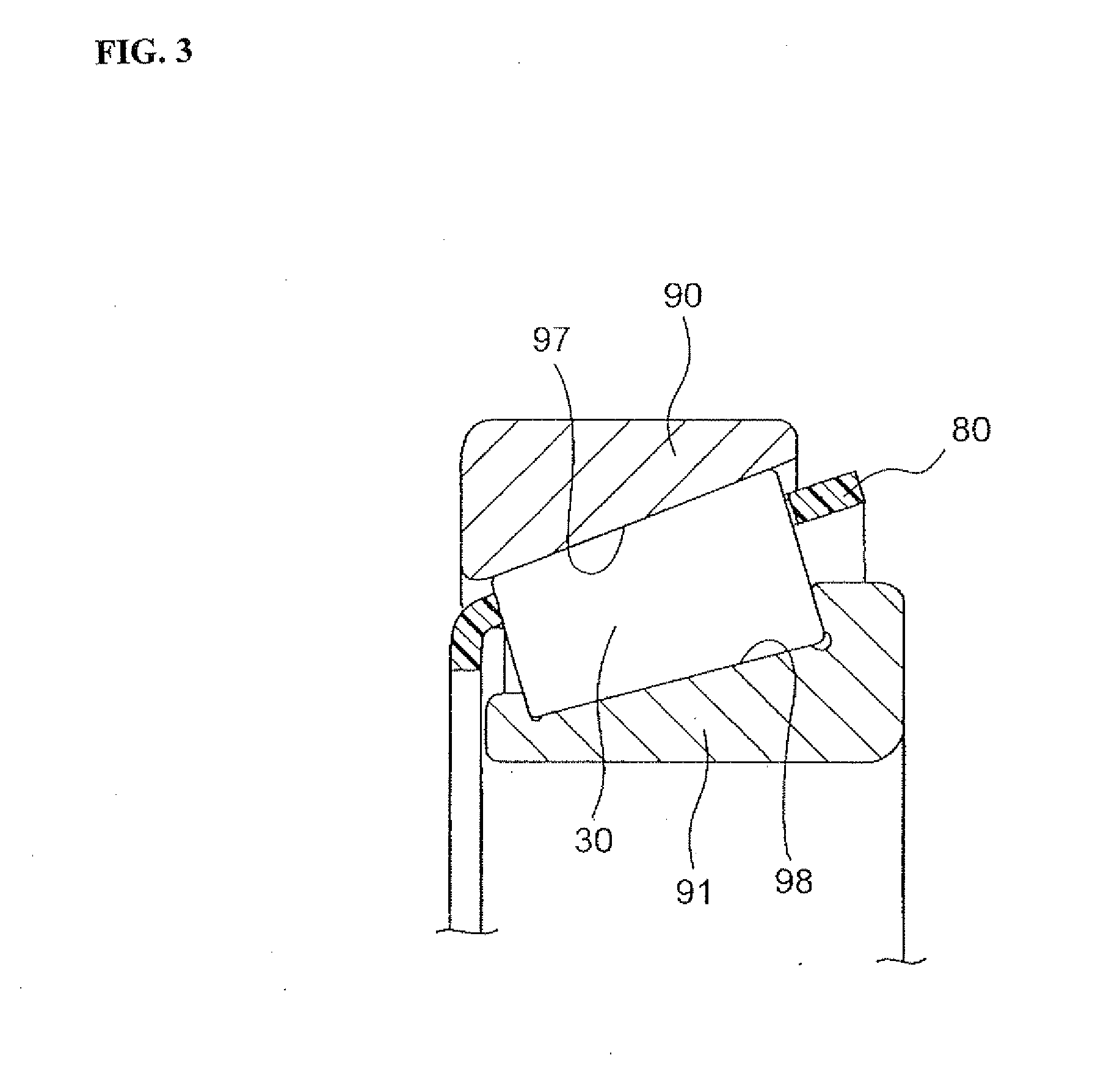 Conical roller cage