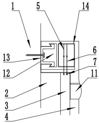 A prefabricated residential modular wall skirt electric heating device and equipment