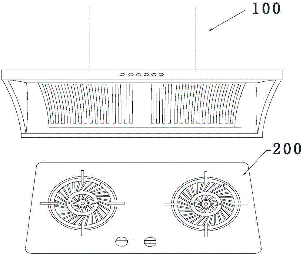 Intelligent gas integrated cooker system