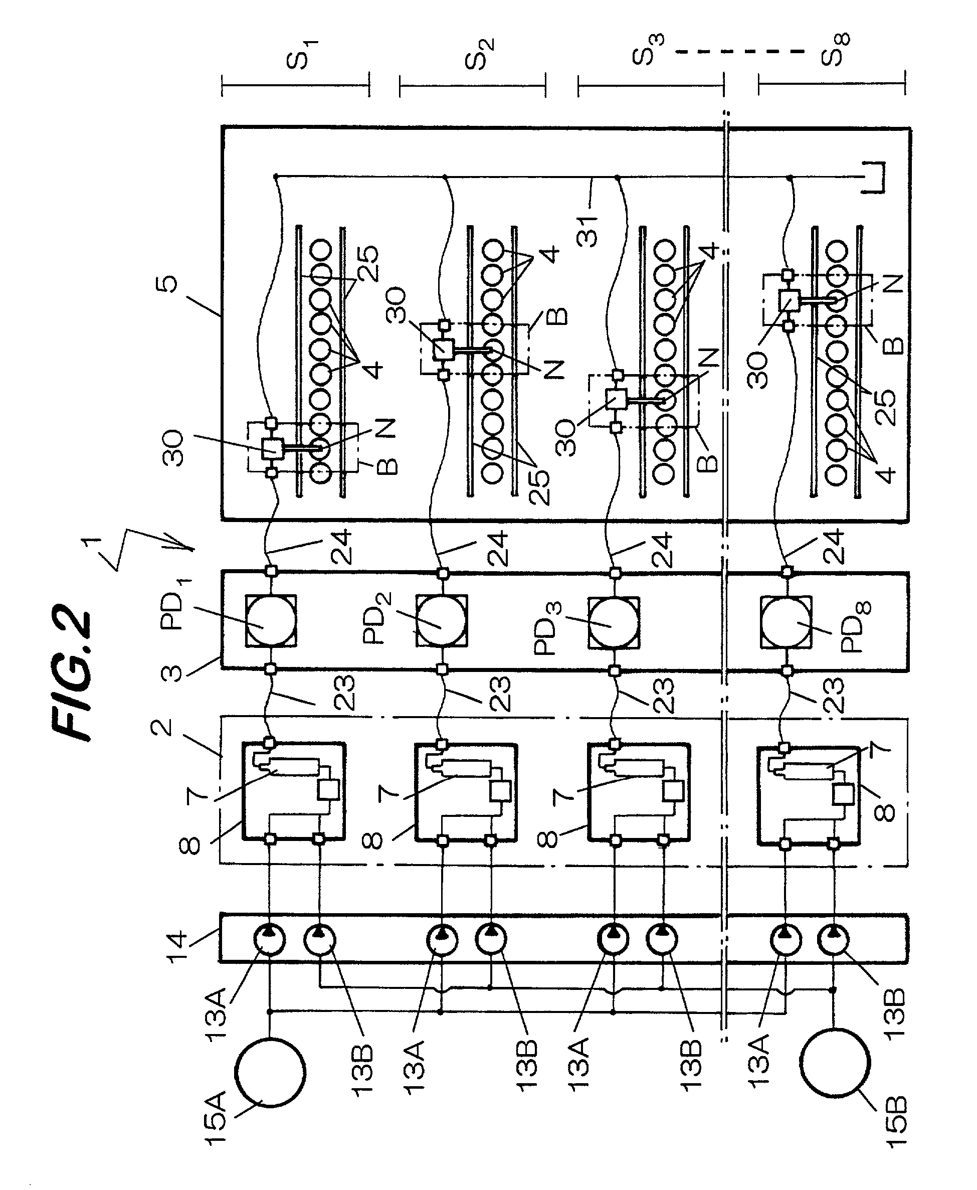 Fractionating apparatus