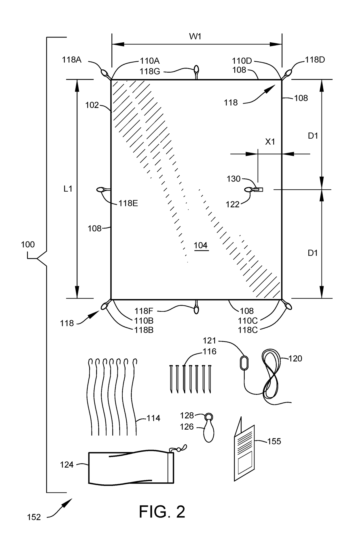 Outdoor shelter system and method