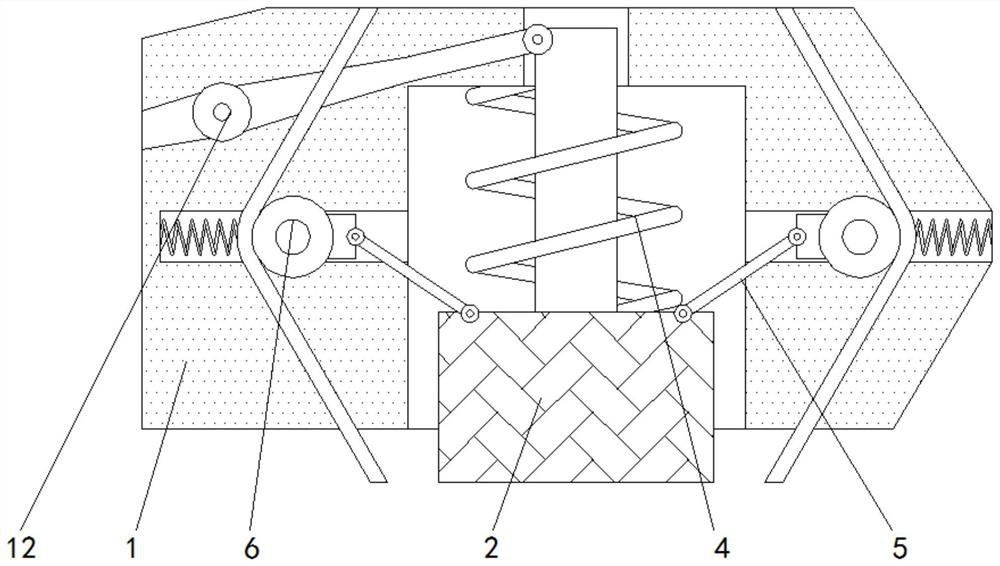 Anti-pollution gluing device for art wall surface inlaying