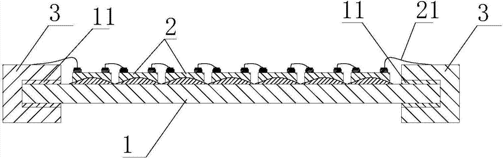 Three-dimensional LED (light emitting diode) luminous body and processing method thereof