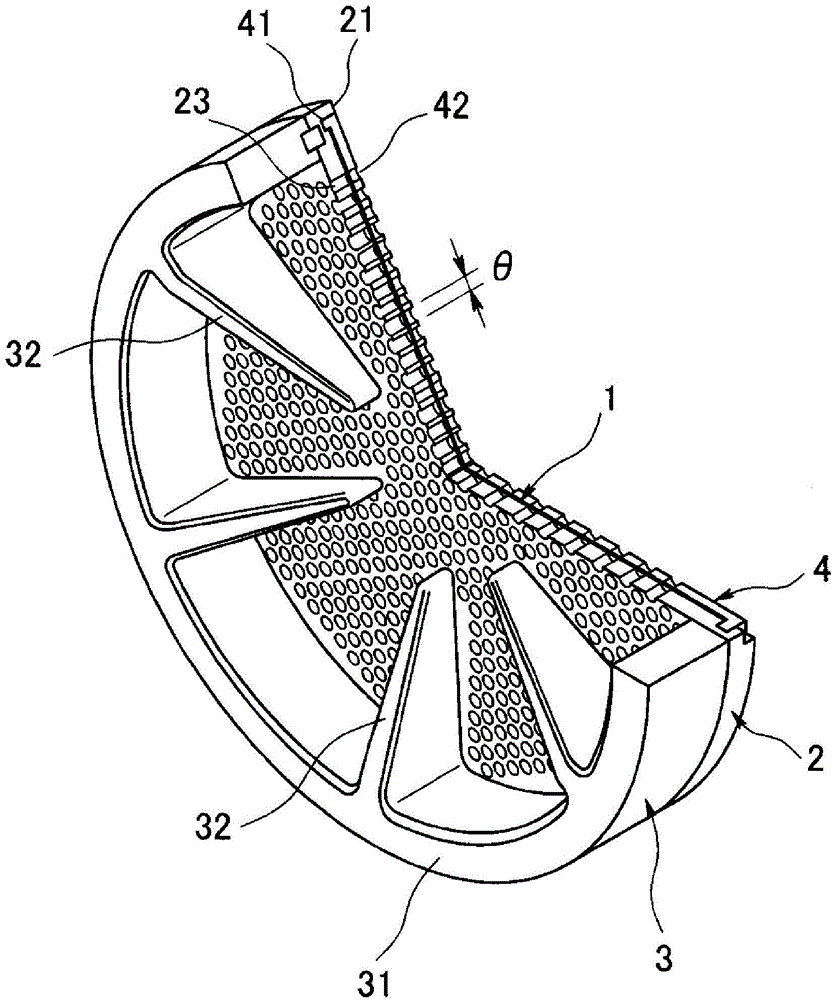 Filter for extruder