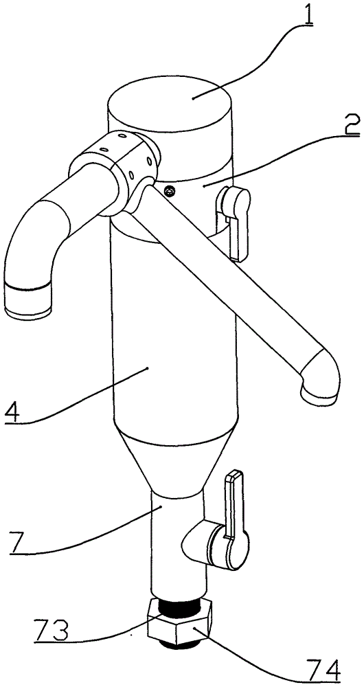 Multifunctional spigot and cooking bench cabinet adopting same