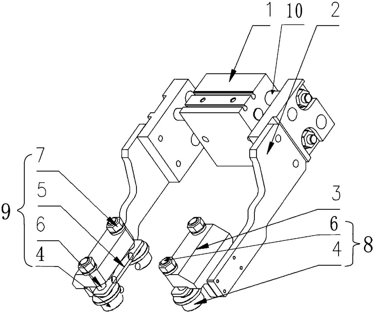 Mechanical arm end executor