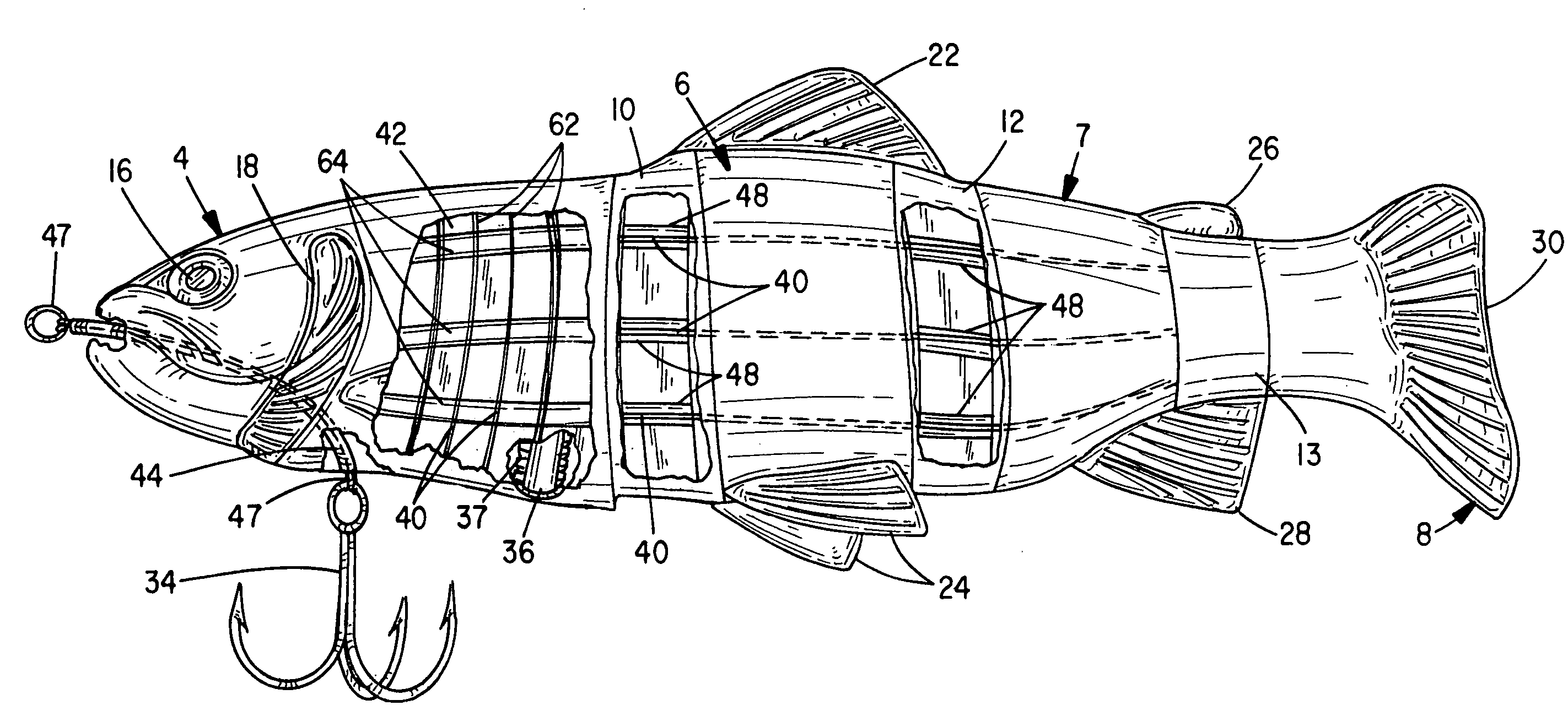 Fiber reinforced fishing lure