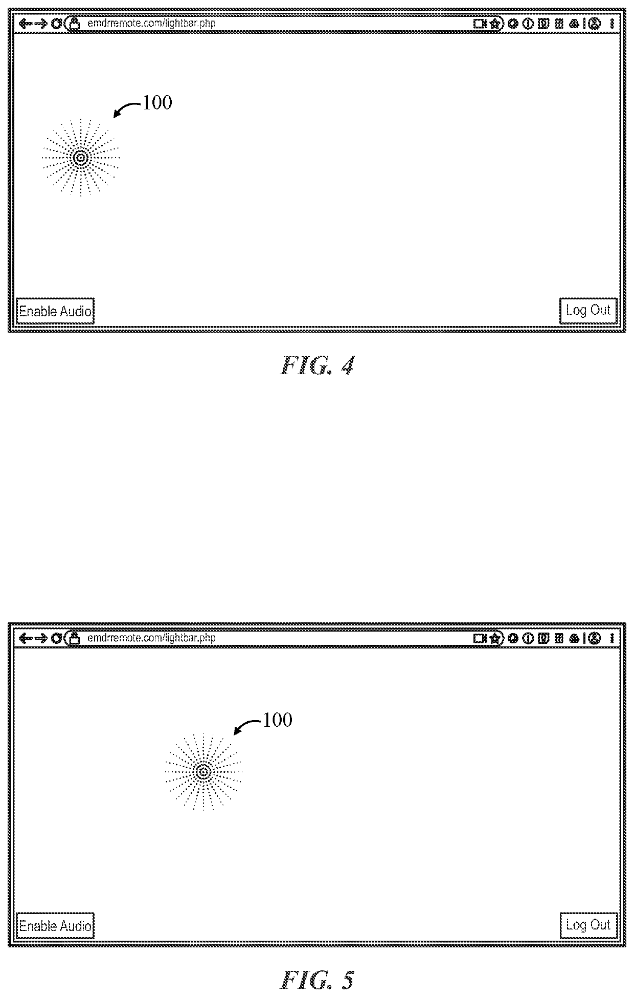 Web-based virtual lightbar and method of providing emdr therapy online in reliance upon the same
