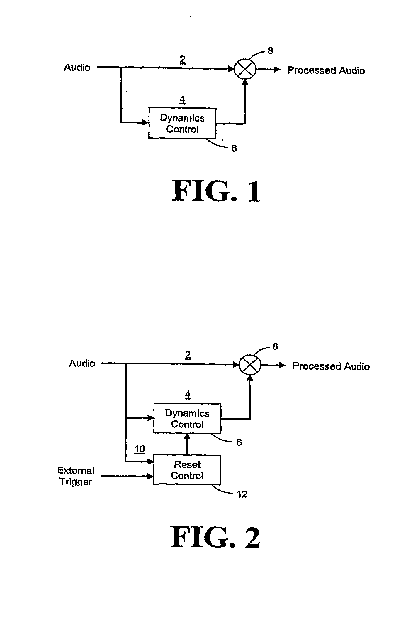 Audio Dynamics Processing Using A Reset