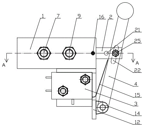 Oil-gas linkage switching device and working mode thereof