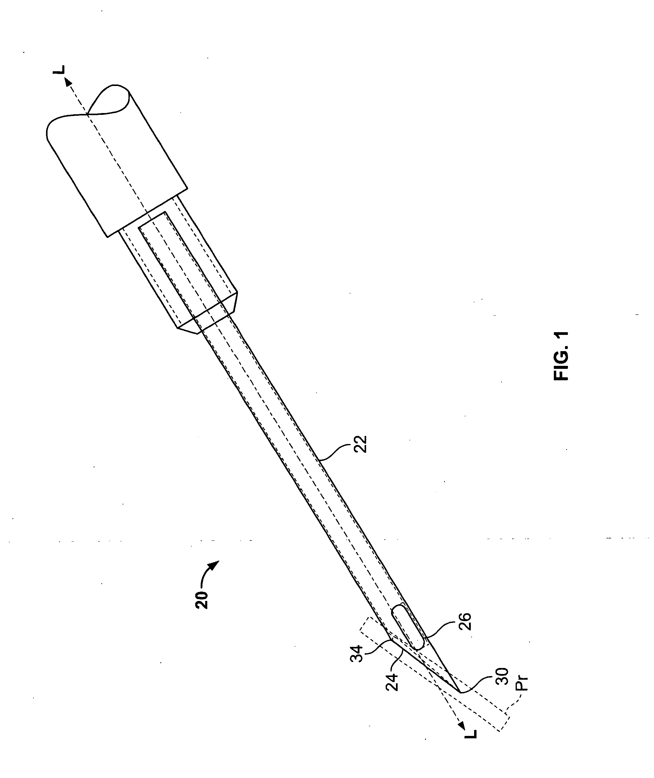 Medical needle having a closed tip