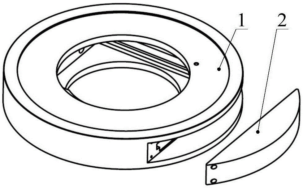 High-positioning-precision photoetching object lens frame with replaceable lens