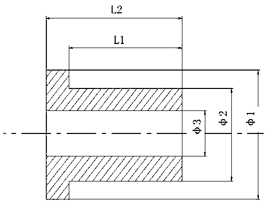 Technology for machining bushing with conical hole