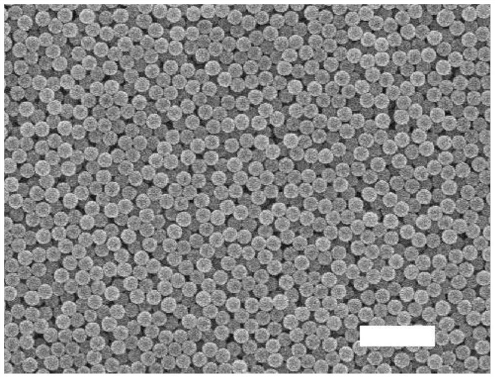 Method for constructing amorphous photonic crystal on substrate