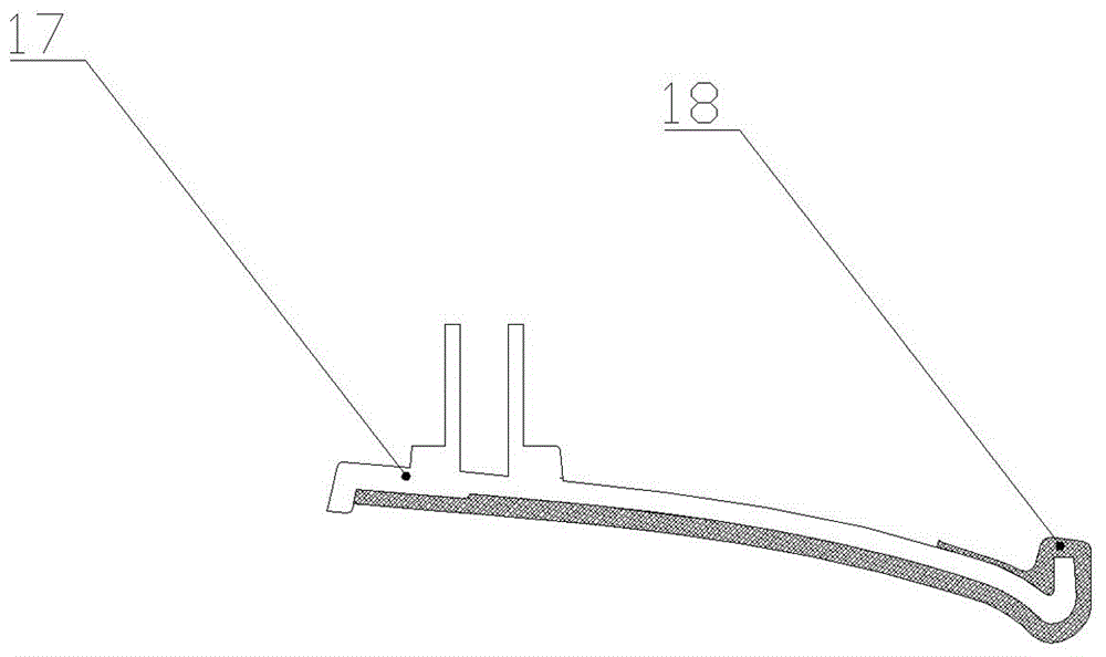 Automatic edge wrapping mold