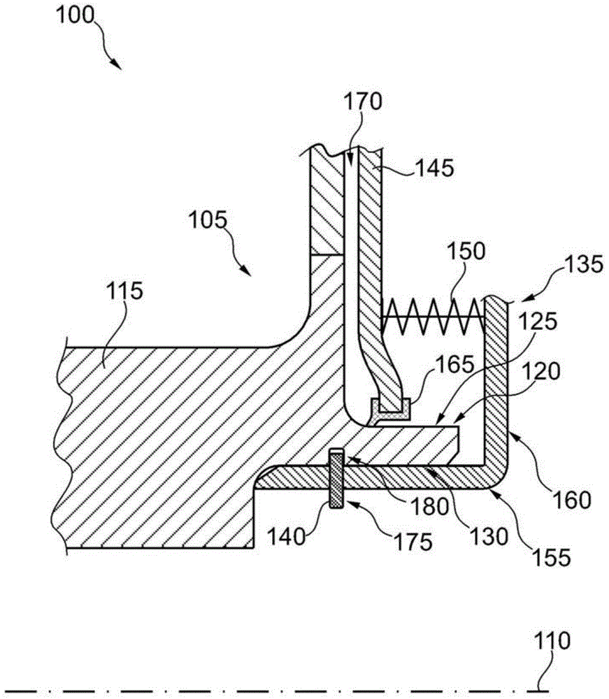 Separating device for clutch