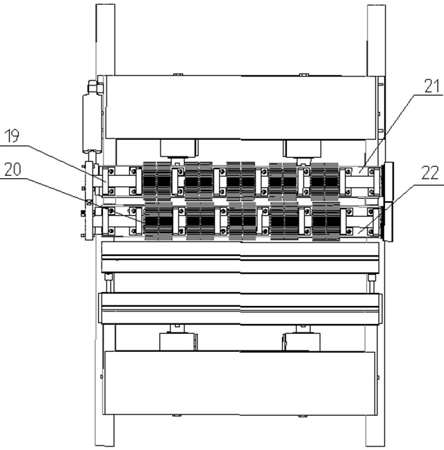 Electro-hydraulic control clamping loose belt linkage device for maintenance and inspection of inclined belt conveyor