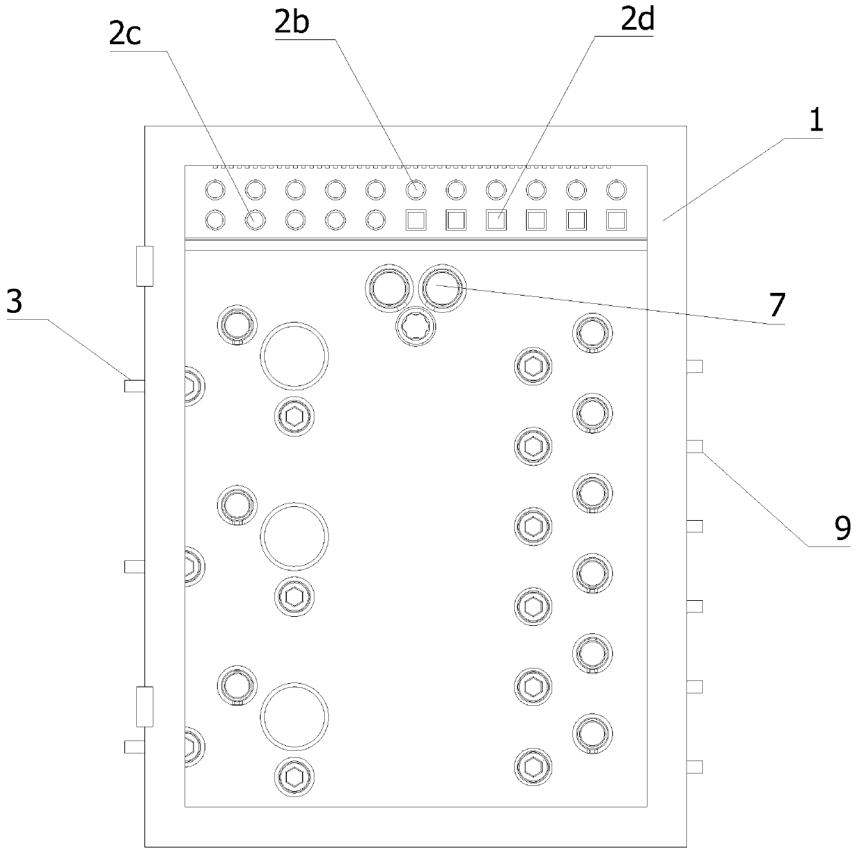 Medical gas area valve box