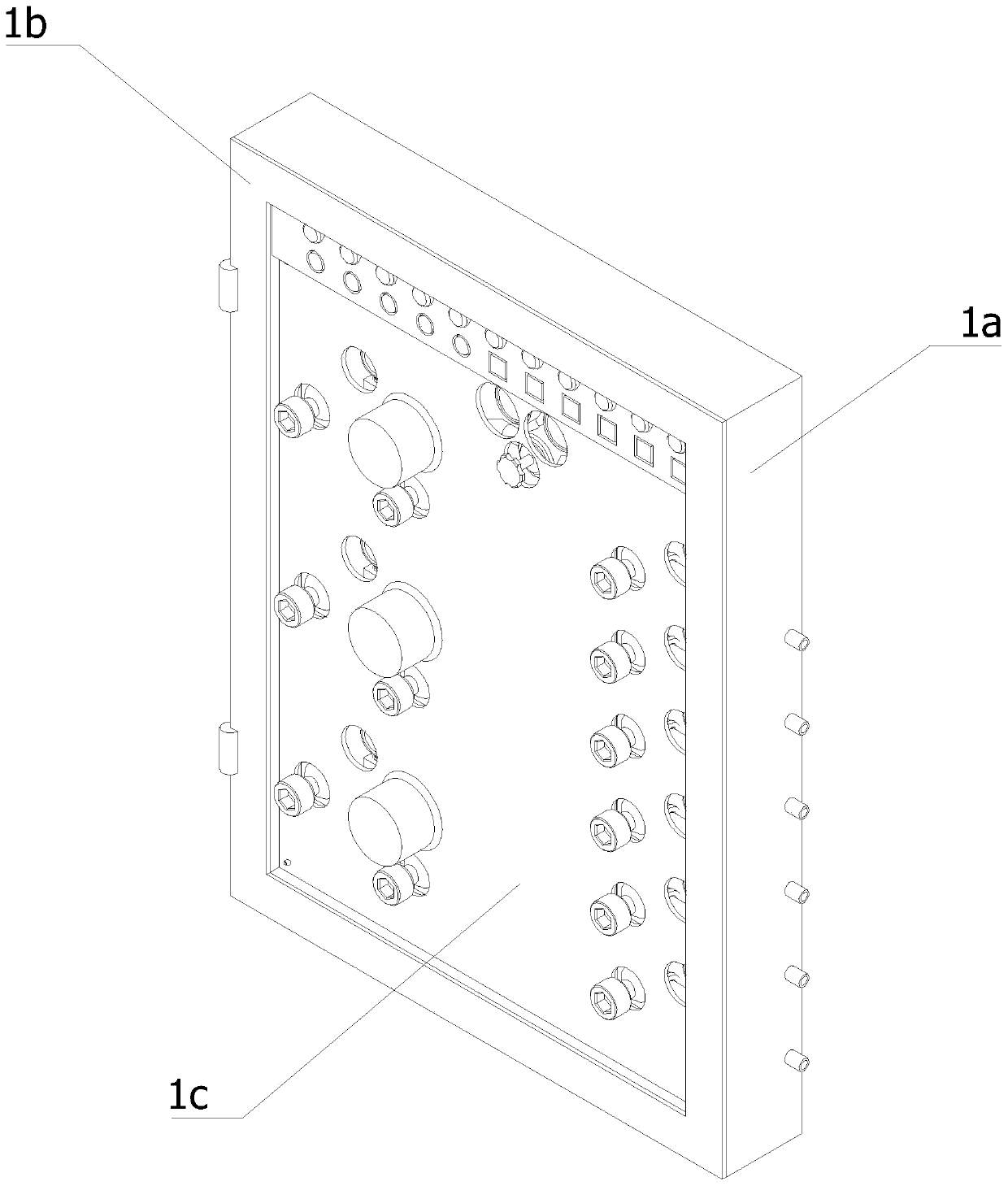 Medical gas area valve box