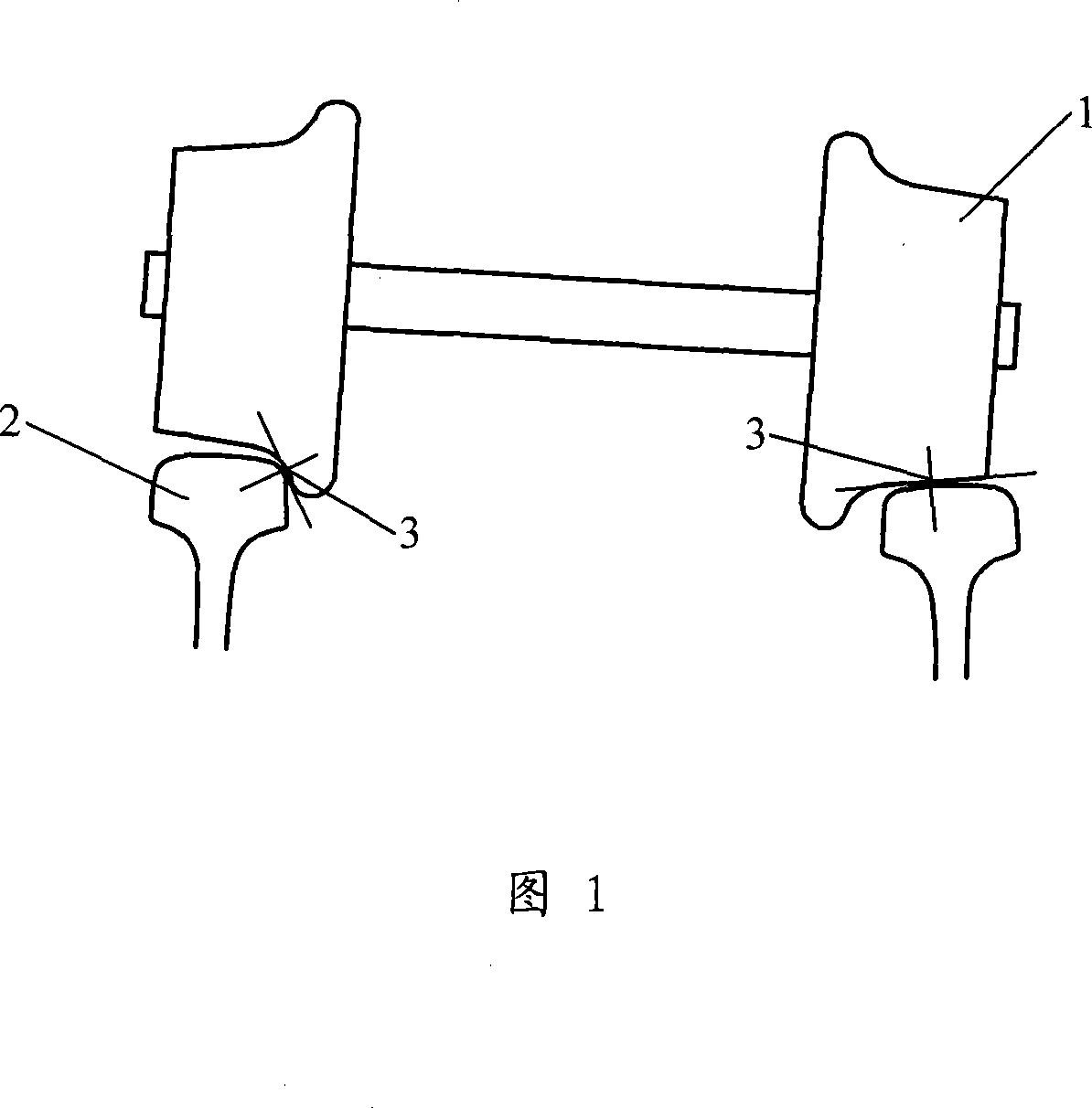 Visual simulating method for dynamic contact of railway rolling stock wheel and rail