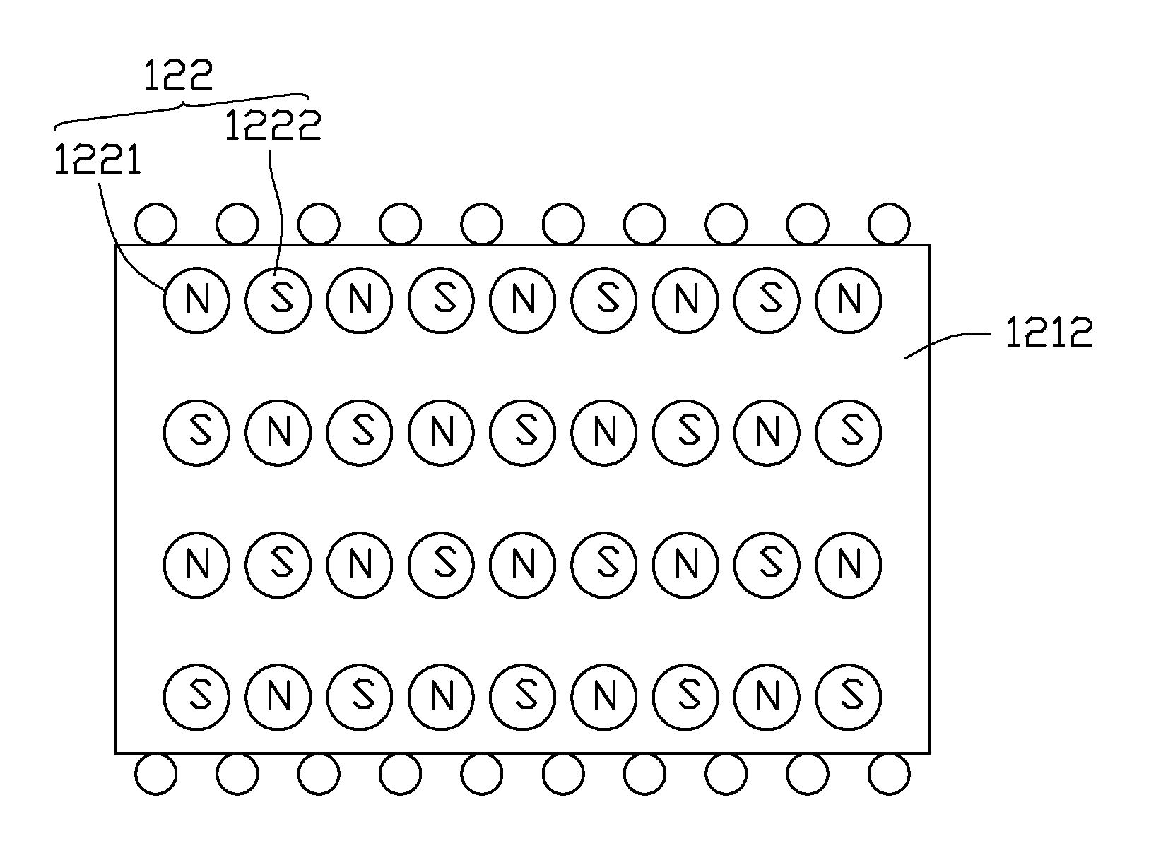 Magnetron sputtering target and magnetron sputtering system