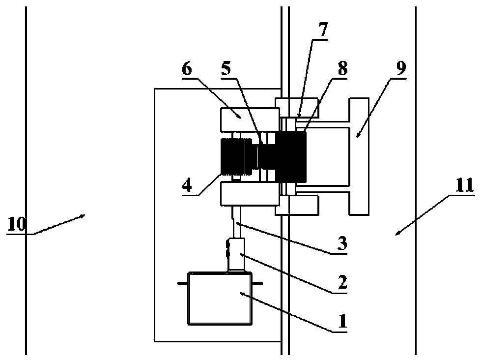 Embedded rudder surface control mechanism of unmanned aerial vehicle