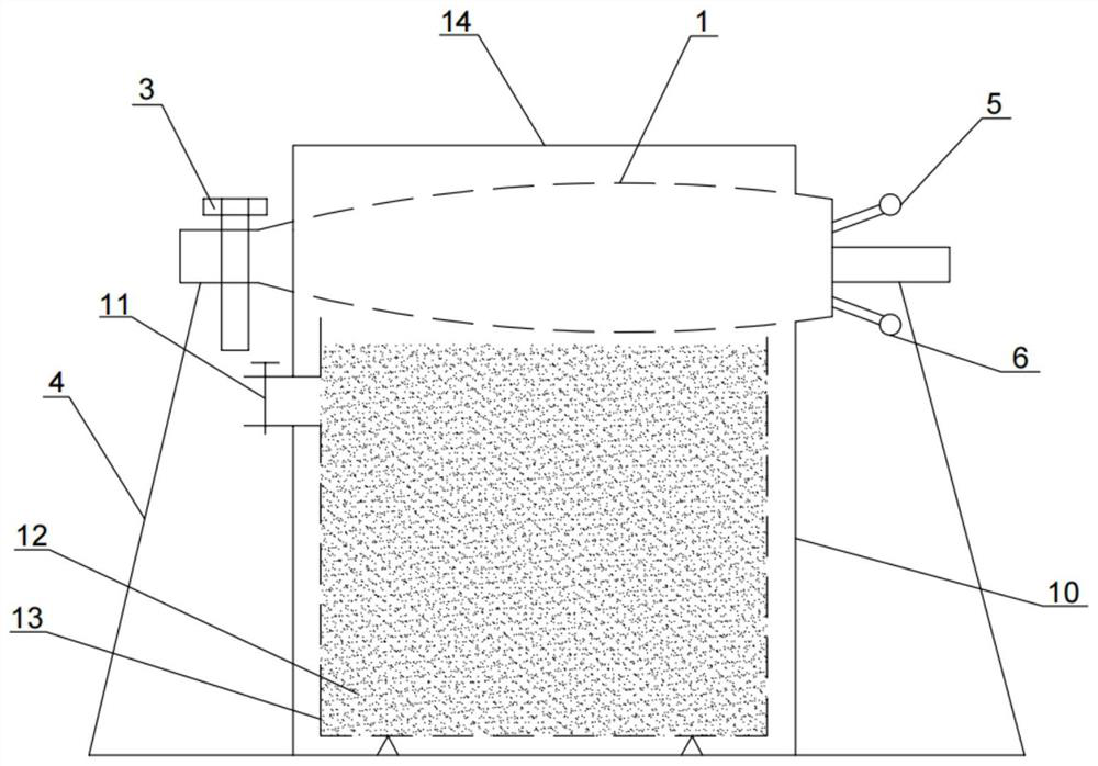 Lightweight early-strength magnesium-based cement concrete mixing equipment and application thereof