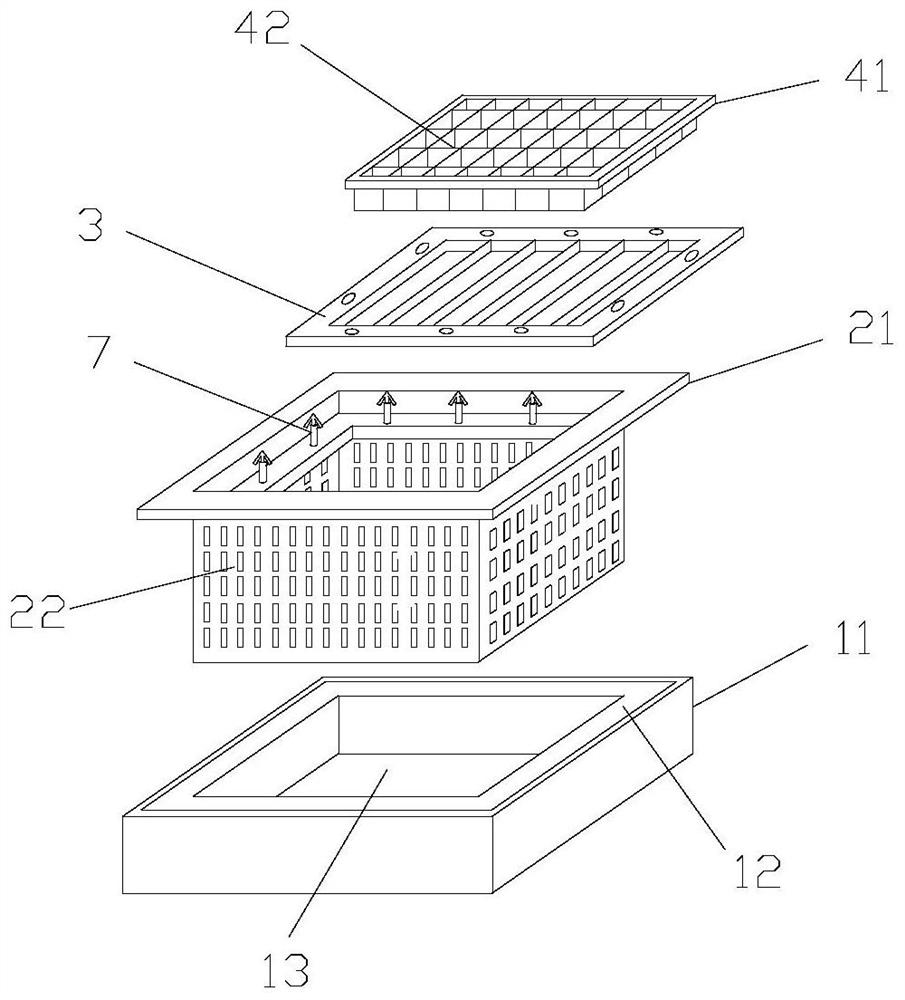 Aquatic plant cultivation device for aquatic water quality regulation