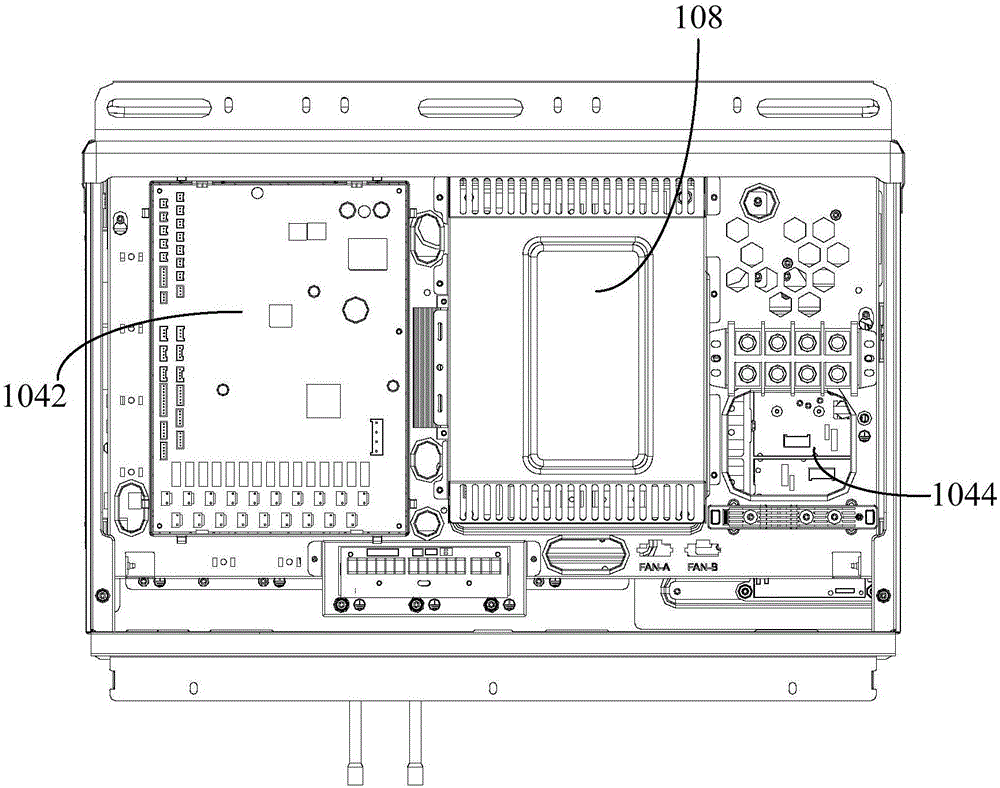 Electric control cabinet assembly and air conditioner system