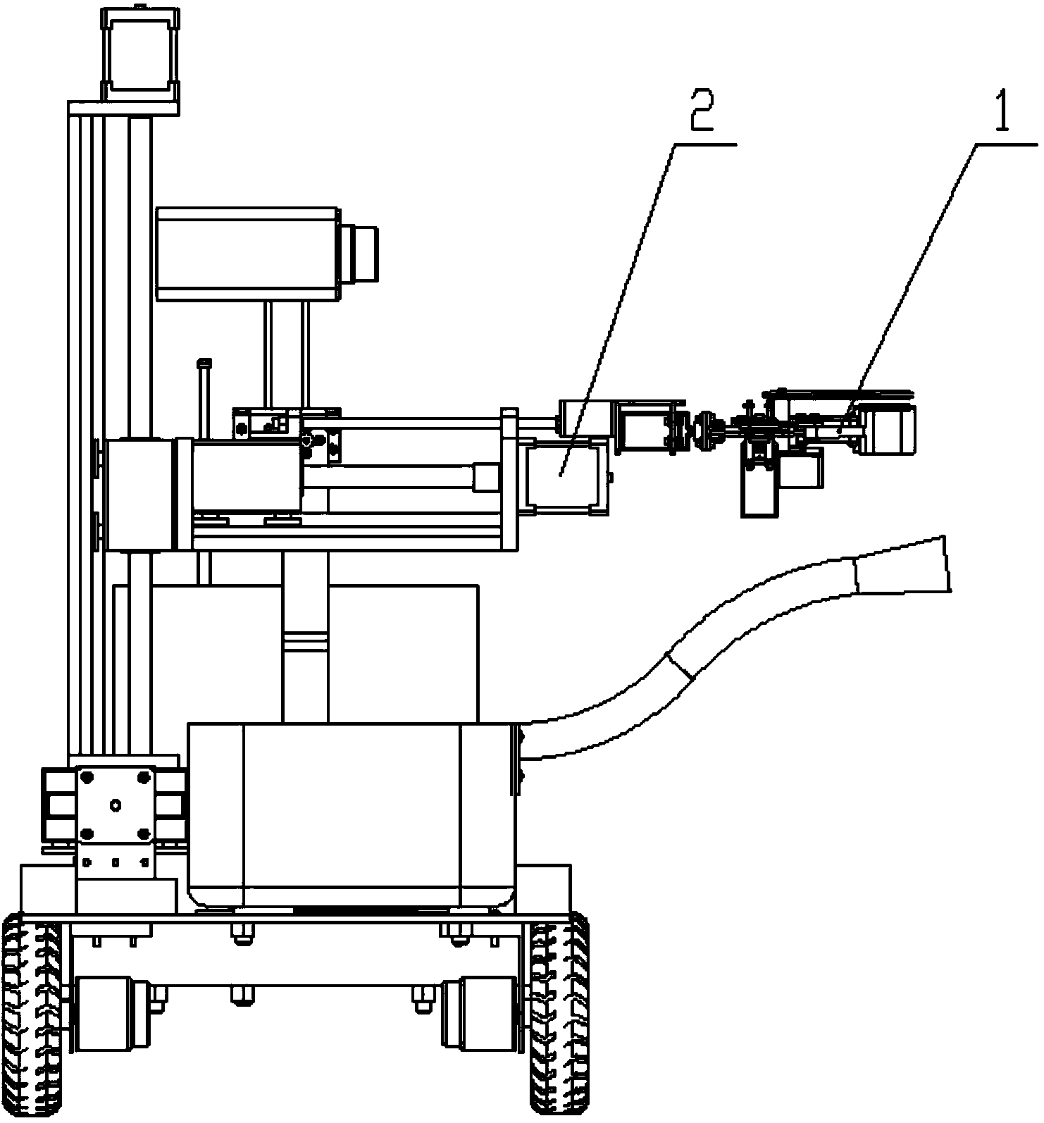 Intelligent identification picking robot and picking method